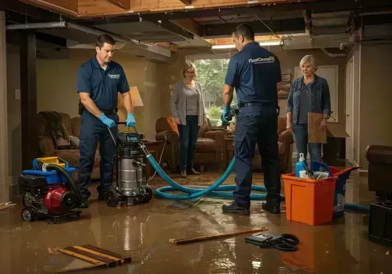 Basement Water Extraction and Removal Techniques process in Greenville, OH